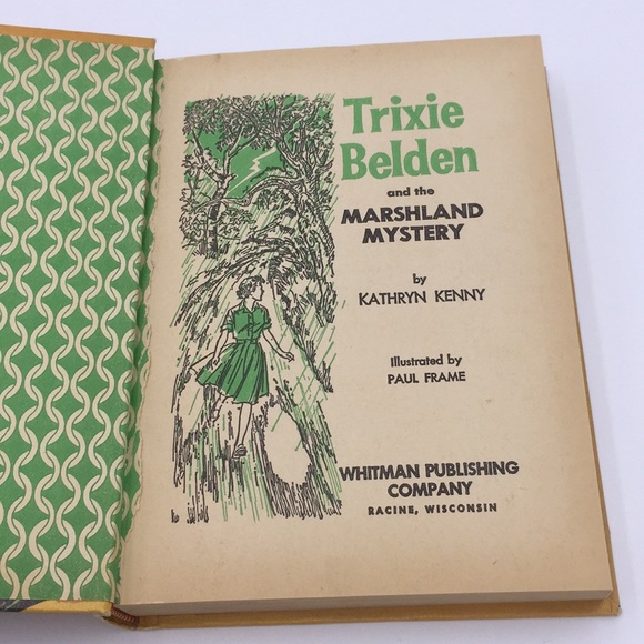 Vintage Trixie Belden and the Marshland Mystery by Kathryn Kenny 1962 Hardcover - Picture 5 of 11